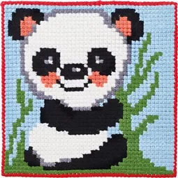 Permin Panda Cub Cross Stitch Kit