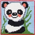 Image of Permin Panda Cub Cross Stitch Kit