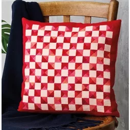 Permin Red Windows Cushion Cross Stitch Kit