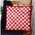 Image of Permin Red Windows Cushion Cross Stitch Kit