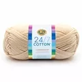 Image of Lion Brand Yarn 24/7 Cotton - Ecru 100g