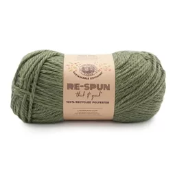 Lion Brand Yarn Re-Spun Think &amp; Quick -Evergreen 340g