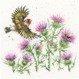 Bothy Threads Feathers and Thistles Cross Stitch Kit