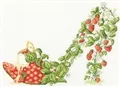 Image of Bothy Threads Strawberries and Cream Cross Stitch Kit