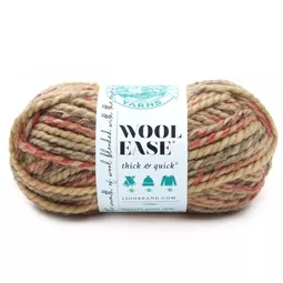 Lion Brand Yarn Wool Ease Thick &amp; Quick - Jam Cookie 140g