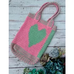 Lion Brand Yarn Carry Your Heart Tote Pattern