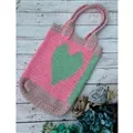 Image of Lion Brand Yarn Carry Your Heart Tote Pattern