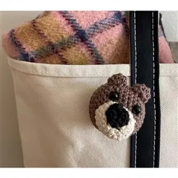 Lion Brand Yarn Bear Brooch Pattern