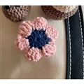Image of Lion Brand Yarn Flower Brooch Pattern