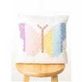 Image of Lion Brand Yarn Butterfly Pillow Pattern