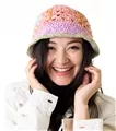 Image of Lion Brand Yarn Granny Squares Hat Pattern