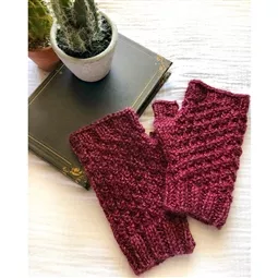 Lion Brand Yarn Prickly Pear Mitts Pattern