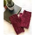 Image of Lion Brand Yarn Prickly Pear Mitts Pattern