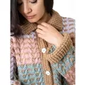 Image of Lion Brand Yarn Cropped Cable Cardi Pattern
