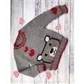 Image of Lion Brand Yarn Beary in Love Sweater Pattern