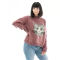 Image of Lion Brand Yarn Cat Pullover Pattern
