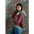 Image of Lion Brand Yarn Lake Placid Hooded Sweater Pattern