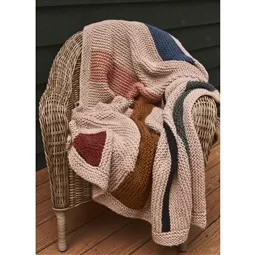 Lion Brand Yarn Rockwell Blanket Pattern