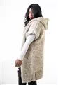 Image of Lion Brand Yarn Cloisters Hooded Vest Pattern