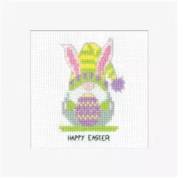 Heritage Gonk Easter Bunny Card Cross Stitch Kit