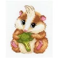 Image of RIOLIS Cute Hamster Cross Stitch Kit