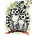 Image of RIOLIS Lemurs Cross Stitch Kit