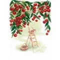 Image of RIOLIS Cherry Garden Cross Stitch Kit