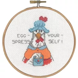Permin Egg-Spress Cross Stitch Kit