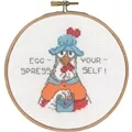 Image of Permin Egg-Spress Cross Stitch Kit