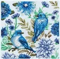 Image of Design Works Crafts Blue Birds Cross Stitch Kit