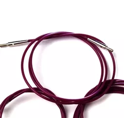 KnitPro Interchangable Circular Cable - Purple 80cm