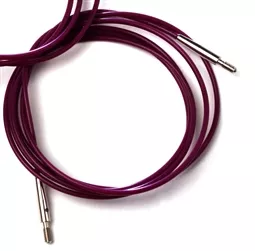 KnitPro Interchangable Circular Cable - Purple 100cm