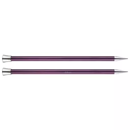KnitPro Single Ended Zing Knitting Pins 35cm x 10mm Accessory