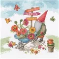 Image of Dimensions Garden Gnome Cross Stitch Kit
