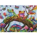 Image of Design Works Crafts Fantasy Frogs Cross Stitch Kit