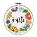 Image of Design Works Crafts Smile Embroidery Kit