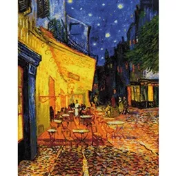 RIOLIS Café Terrace at Night - Van Gogh Cross Stitch Kit