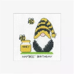 Heritage Gonk Birthday Bee Cross Stitch Kit
