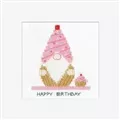 Image of Heritage Gonk Birthday Cupcake Cross Stitch Kit