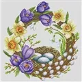 Image of VDV Floral Notes of Spring Cross Stitch Kit
