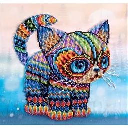 VDV Colourful Kitten Embroidery