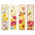 Image of Vervaco Four Seasons Bookmarks Cross Stitch Kit