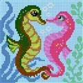 Image of Orchidea Seahorses Tapestry Kit