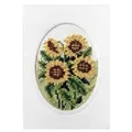 Image of Orchidea Sunflowers Card Cross Stitch Kit