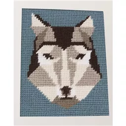 DMC Geo Wolf Tapestry Kit
