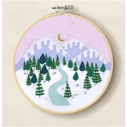 DMC Winter Landscape Embroidery Kit