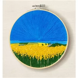 DMC Sunflower Fields Embroidery Kit