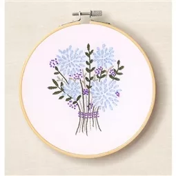 DMC Hand-Tied Blooms Embroidery Kit