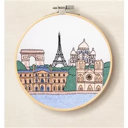 DMC Paris Landmarks Embroidery Kit