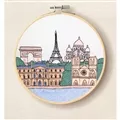 Image of DMC Paris Landmarks Embroidery Kit